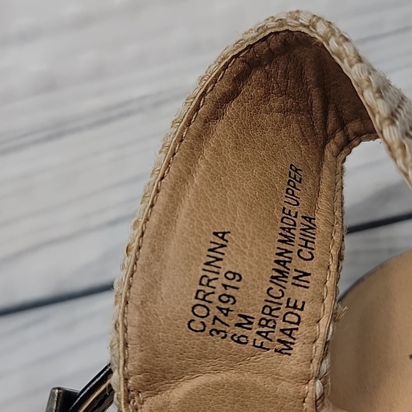 Rampage Corrinna Black and Cream Pointy Toe Flats Womens Size 6M - Picture 7 of 9